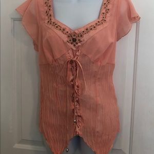 NWOT embellished very pretty blouse